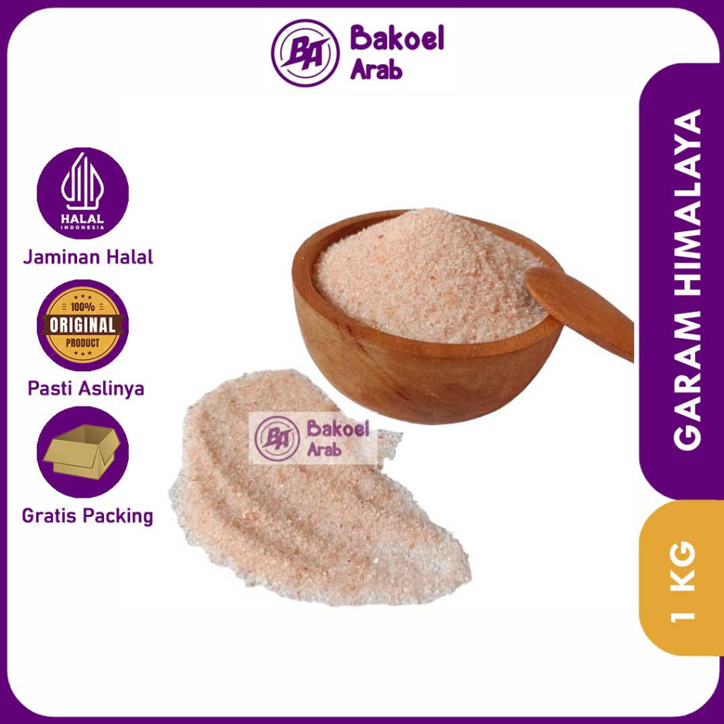

Garam Himalaya Murni Premium 1Kg Pure Super Fine Himsalt Original Asli Dari Pegunungan Himalaya MPASI Terlariss