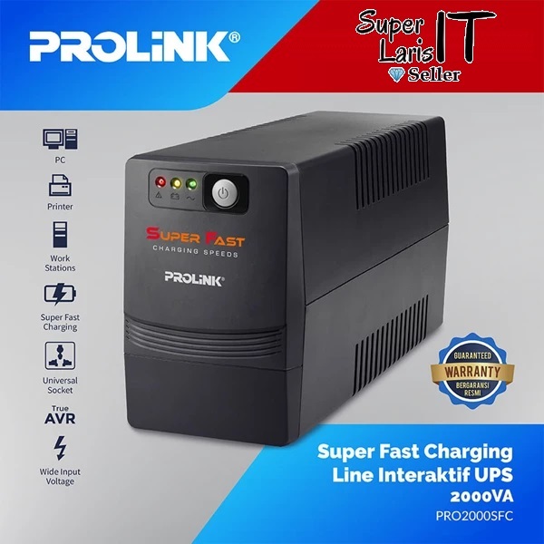 PROLINK PRO2000SFCU UPS 2000VA 1000 watt