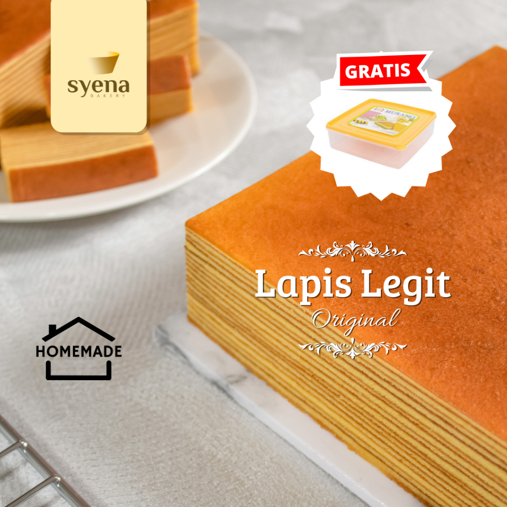 

SYENA - Lapis Legit Premium Wisman Kue Lapis Original 20 x 20