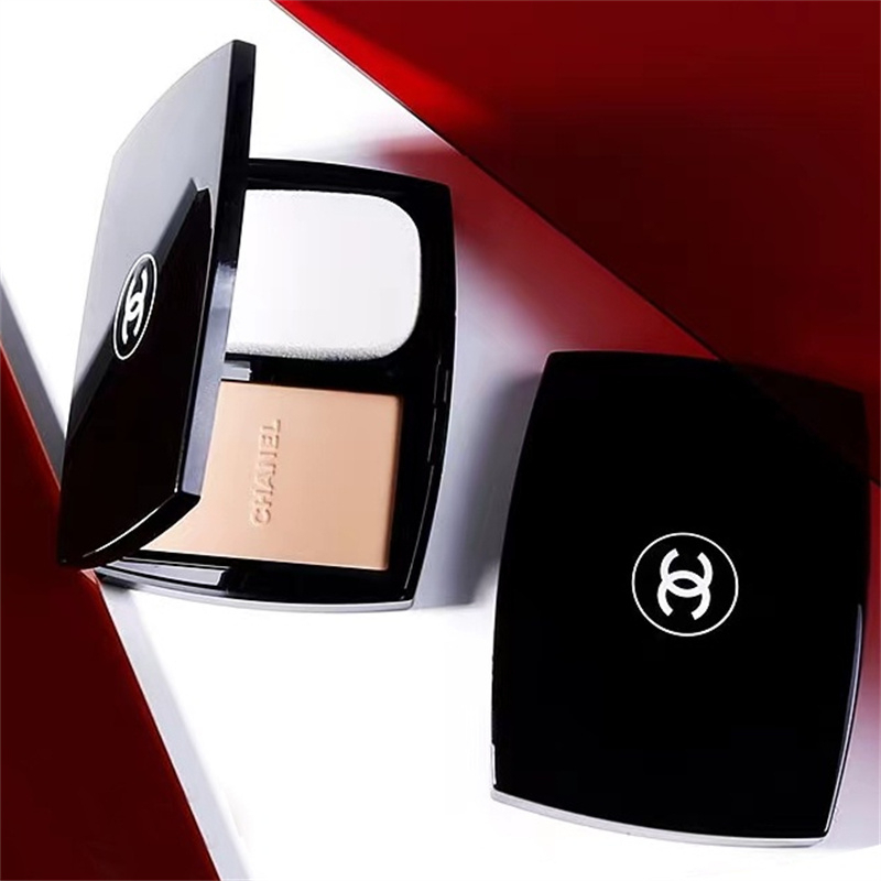 Chanel Foundation Ultra Tenue Compact Powder Healthy Glow Powder Chanel Bedak Flawless Padat 13g B10