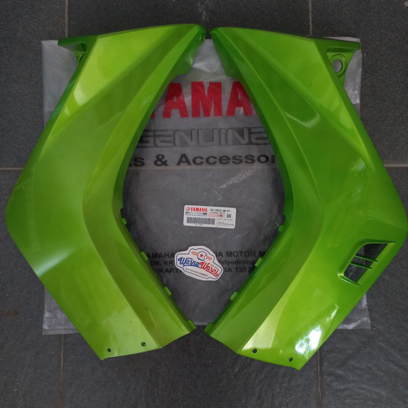 Legshield sayap luar jupiter MX old lama hijau LGM6 | 1S7-F8311-00-P7