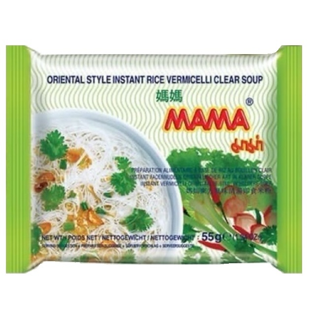

Mama Bihun Clear Soup Hijau 55gr
