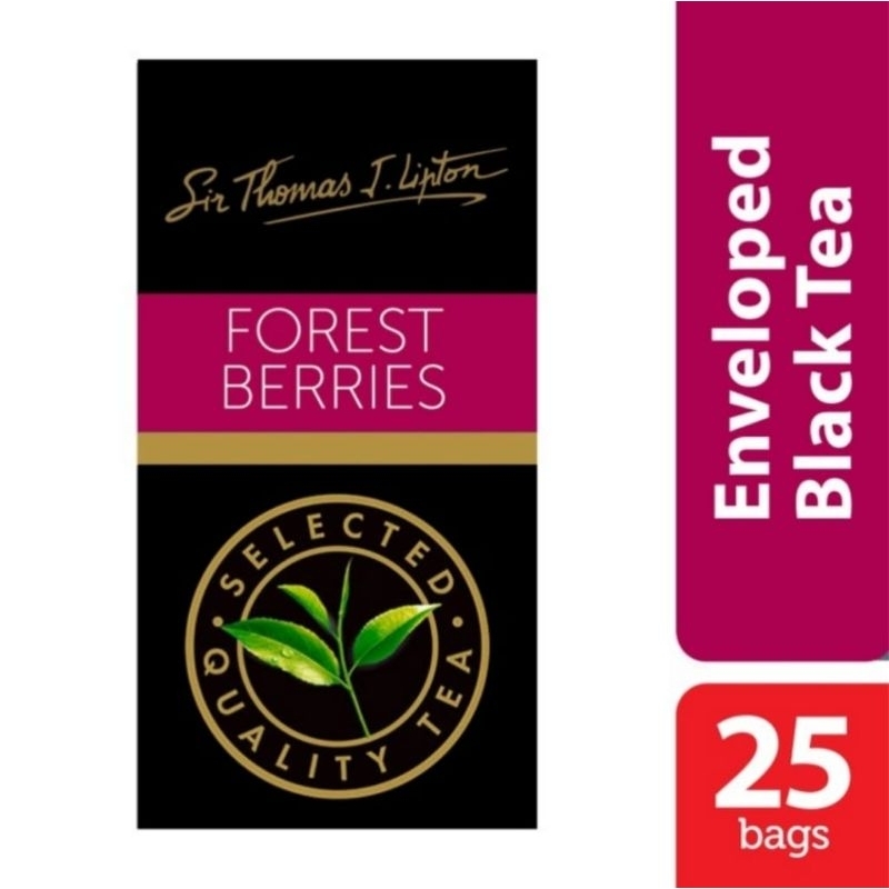 

Lipton Forest Berries Tea STL 25X2g/Teh Hitam Berries/Lipton Tea