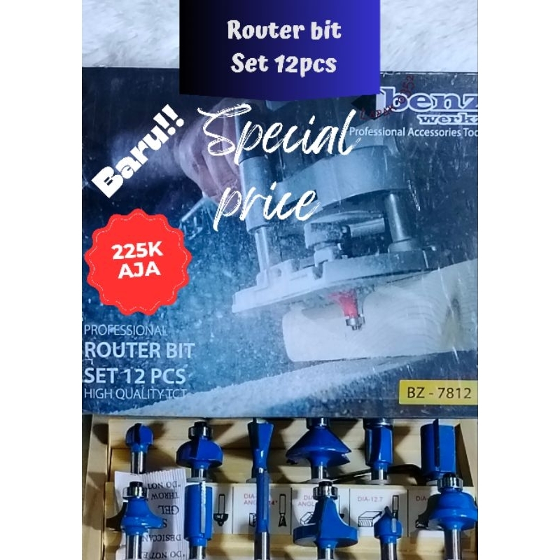 Mata profil set mata router set mata ruter profil kayu router bit set mata profil ruter set mata bor