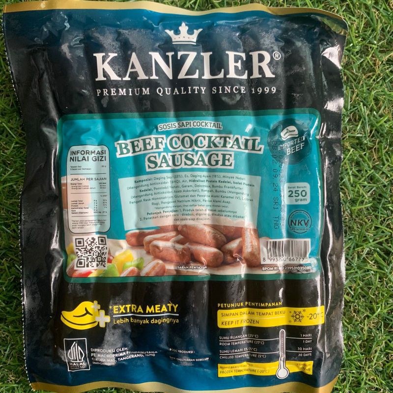 

Kanzler Sosis Cocktail Beef 250 Gram