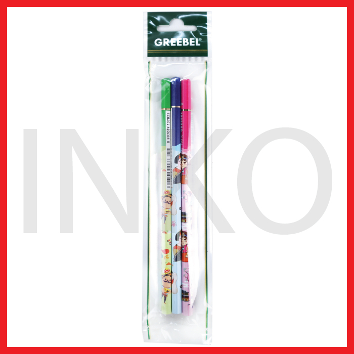 

GREEBEL PENCIL 2B CULTURE 7031 3PCS