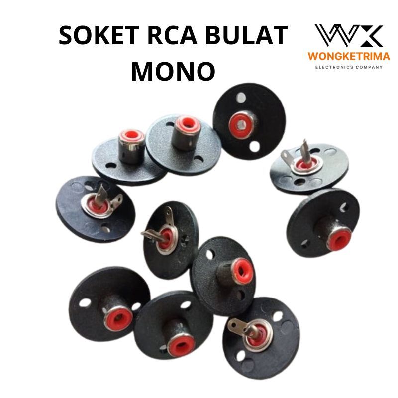 soket rca 1 pin soket rca isi 1 SOKET RCA MONO