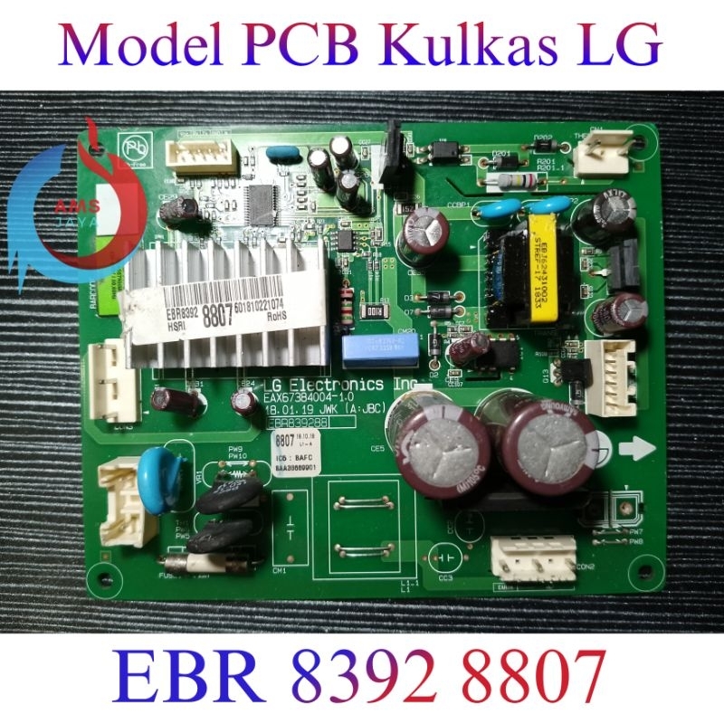 Modul PCB Kulkas LG 1 Pintu INVERTER EBR83928807