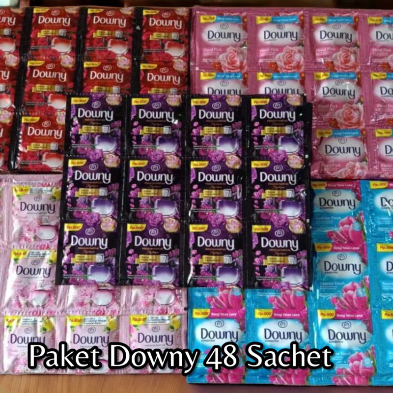 	 Downy Pewangi Paket Hemat Isi 48 Sachet	