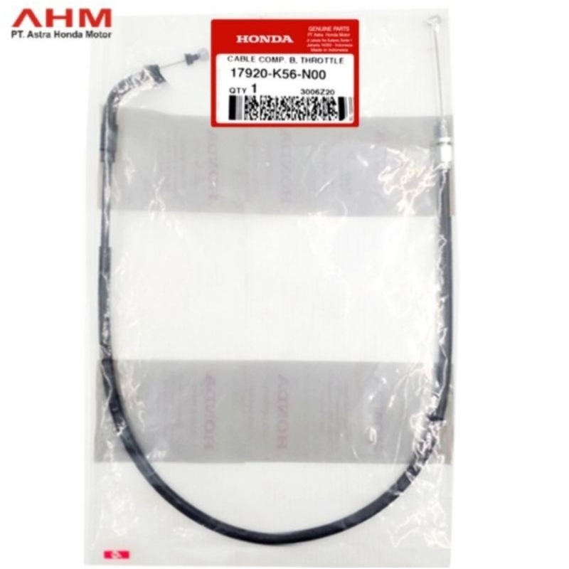 17920-K56-N01 KABEL GAS B SONIC 150 KABEL GAS BAGIAN "B" KABEL GAS SONIC 150 17920K56N01