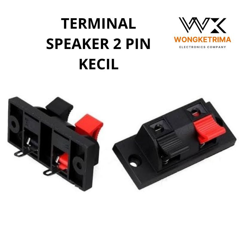 TERMINAL SPEAKER JEPIT 2 PIN KECIL