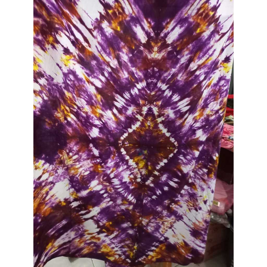 Kain shibori ungu/kain batik tulis/kain batik cap/kain batik khas jogja