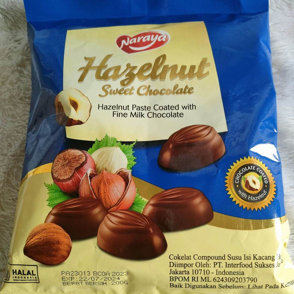 

Naraya Hazelnut Sweet chocolate 200gr