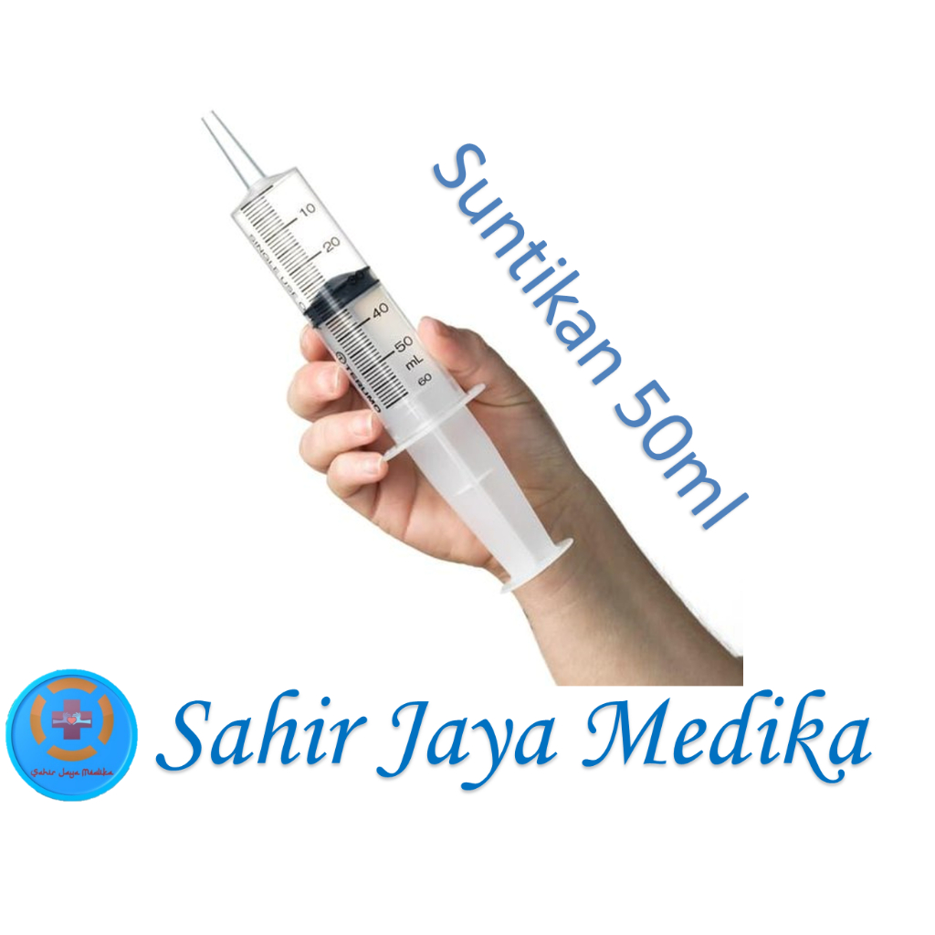 Spuit 50ml Spuit 50cc Syringe 50cc Syringe 50ml Lubang tengah