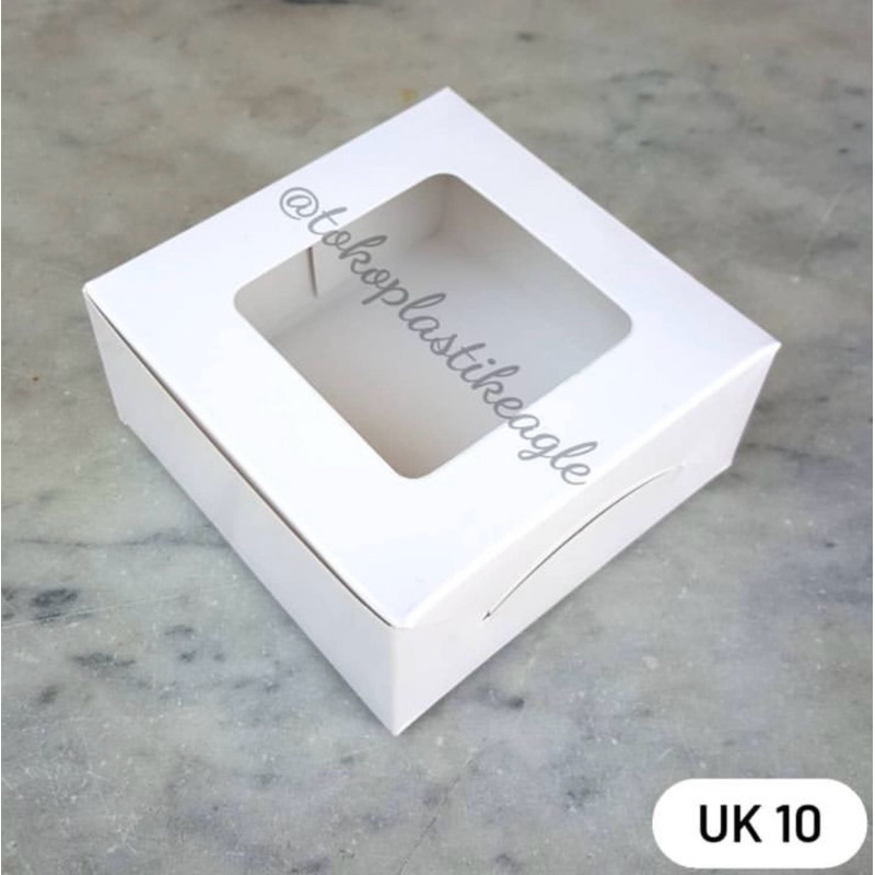 

[isi 10pcs] Dus Ivory Window 10x10x4,5cm