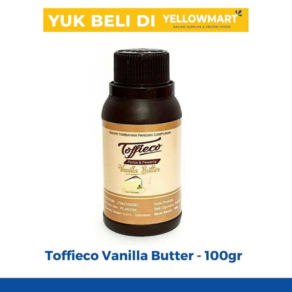 

Toffieco Vanilla Butter 100gr - Perisa Pasta Vanilla Butter