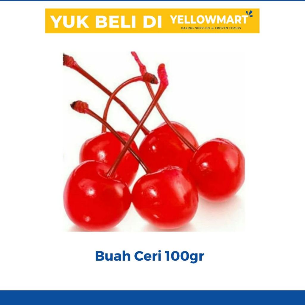 

BUAH CERI MERAH TANGKAI DAN BOTAK 100gr