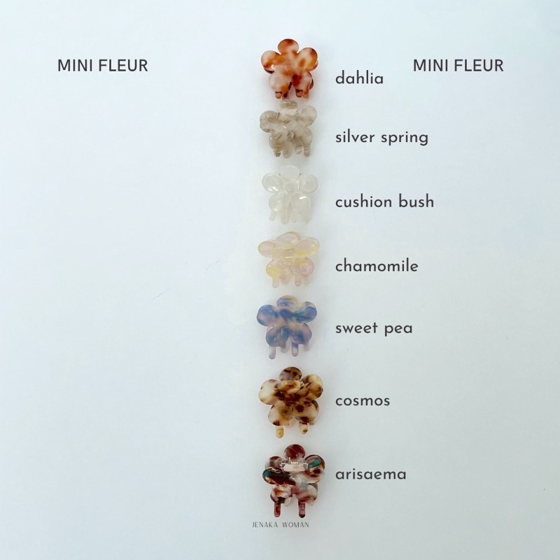 Jepit salon marble bunga JPS 1377C1 PREMIUM (SATUAN)