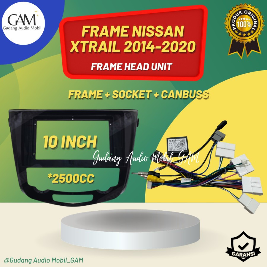 FRAME HEAD UNIT NISSAN XTRAIL T32 2014-2020 10 INCH