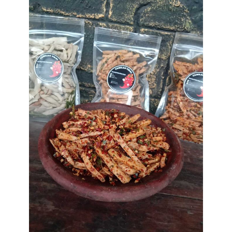 

Camilan Pedas basreng daun jeruk 100gr