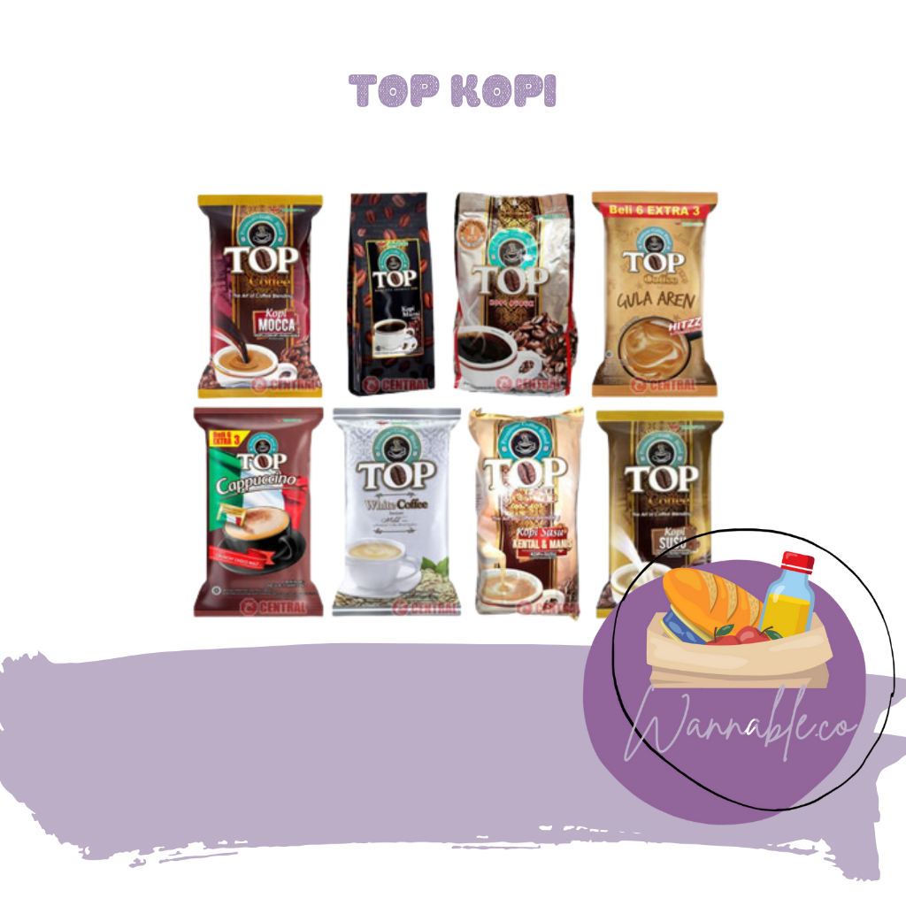 

TOP KOPI INSTAN SEDUH GULA AREN, AVOCADO, SUSU, MOCCA, CAPPUCINO, WHITE COFFEE RENCENG