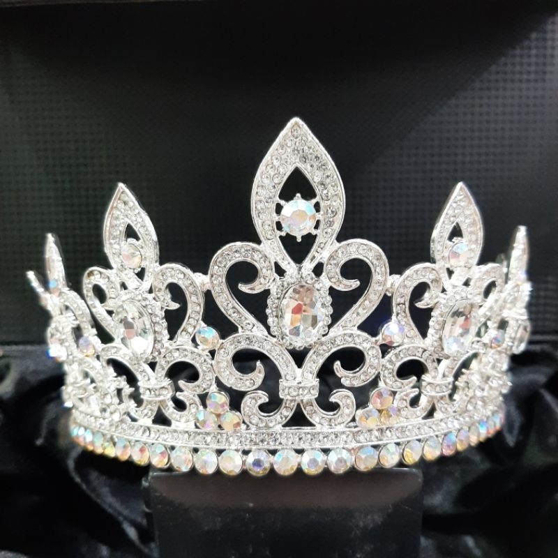 Mahkota Pengantin Tinggi || Wedding Crown || Mahkota Hijab Full Mata Premium Mewah dan Elegant