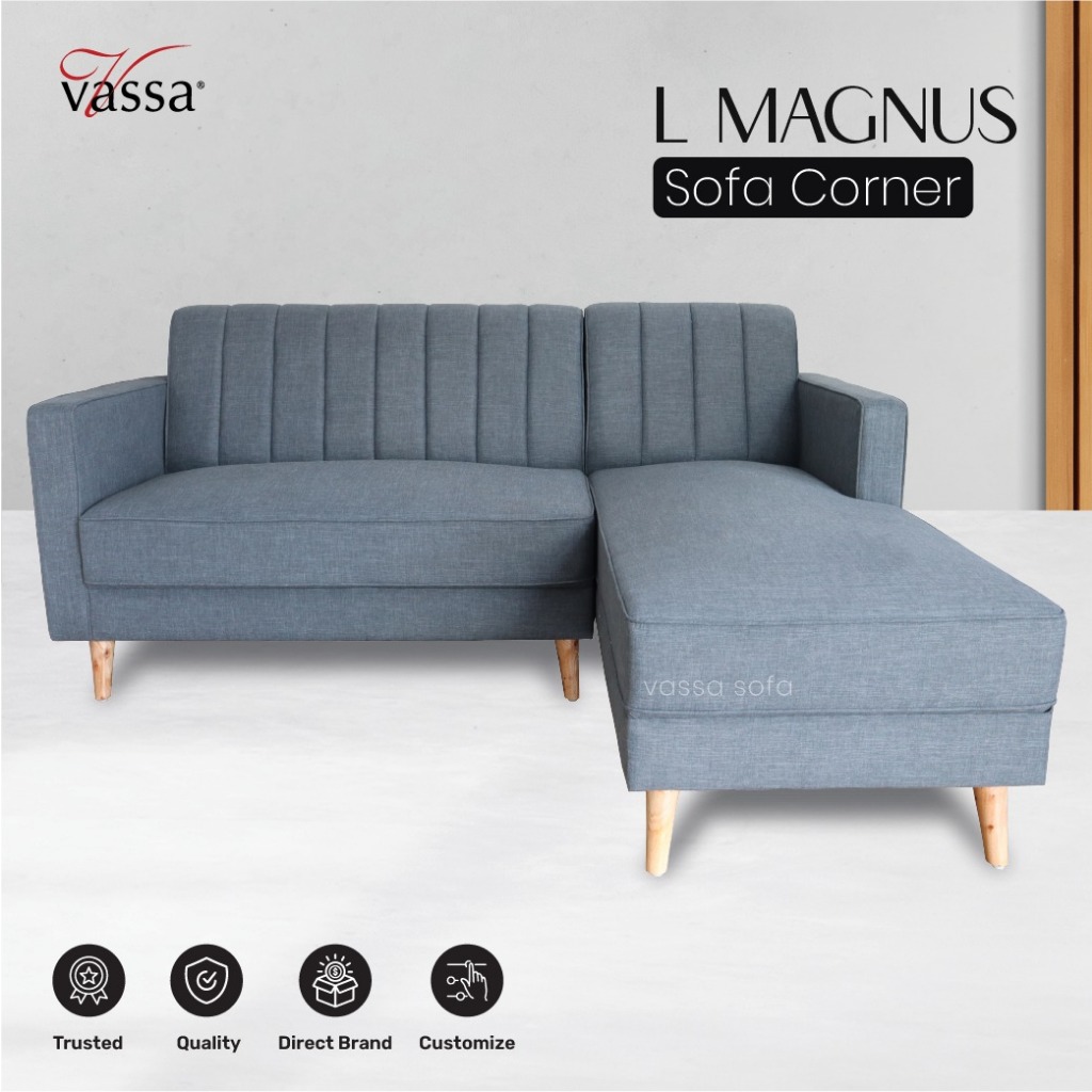 Sofa L Minimalis / Vassa Sofa L Magnus / Corner Sofa