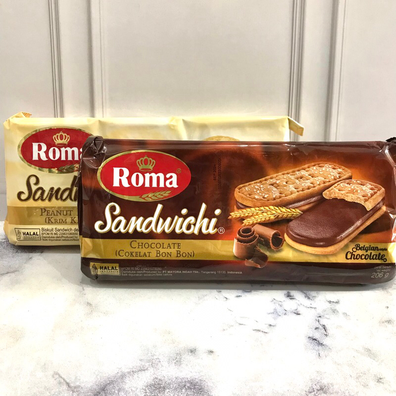 

Mina Mart❣️ Biskuit Roma Sandwichi Belgian Chocolate 206 gr