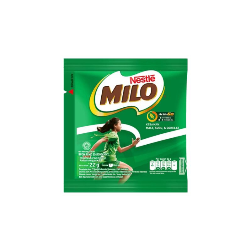 

[ECER] 1 Sachet MILO Activ-Go Minuman Coklat 22 gr