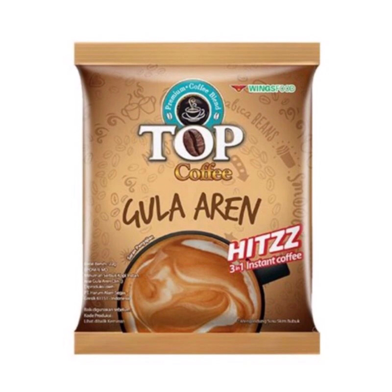 

TOP Coffee Gula Aren renceng isi 15 pcs X 22gram
