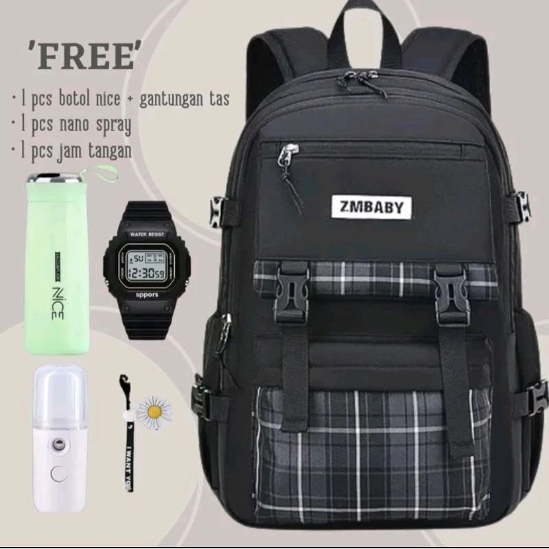 Tas ransel anak Korean ZMBABY banyak bonus