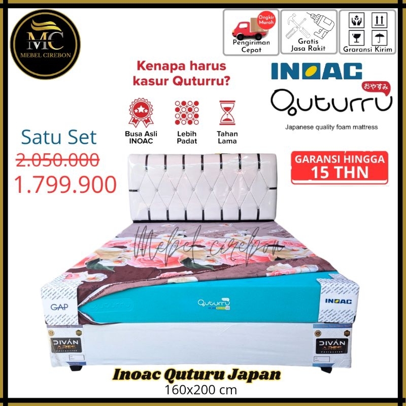 Kasur Busa Inoac QUTURU D16 Garansi 15 Tahun / Kasur Busa Inoac Original / Kasur Busa Termurah Terla