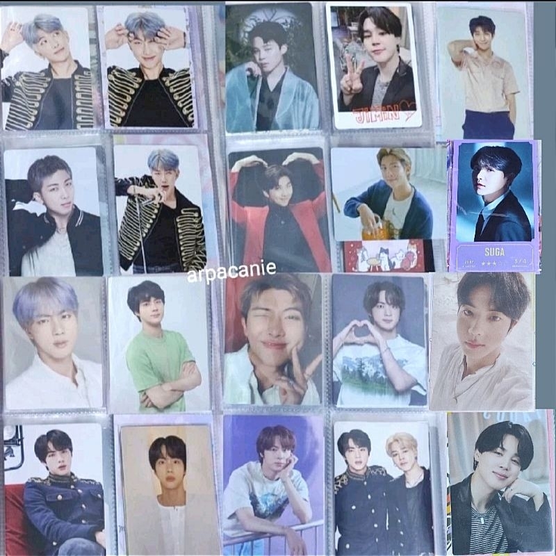 MPC BTS NAMJOON SUGA YOONGI RM MINI PHOTOCARD
