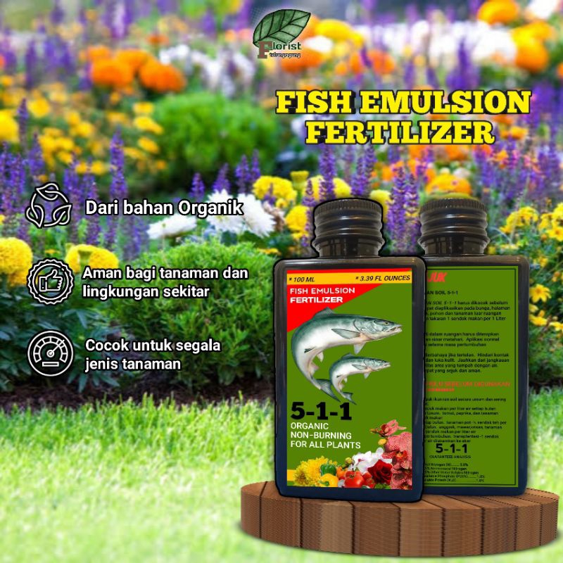 Pupuk ikan fish emulsion 100ml organik