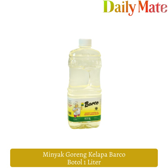 

Diskon Barco Minyak Goreng Kelapa Botol 1 Liter