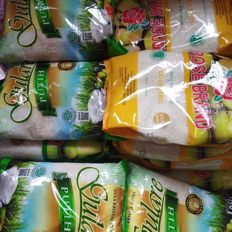 

PAKET MURAH!! Gula kemasan 1kg / Gula pasir / 3Pcs