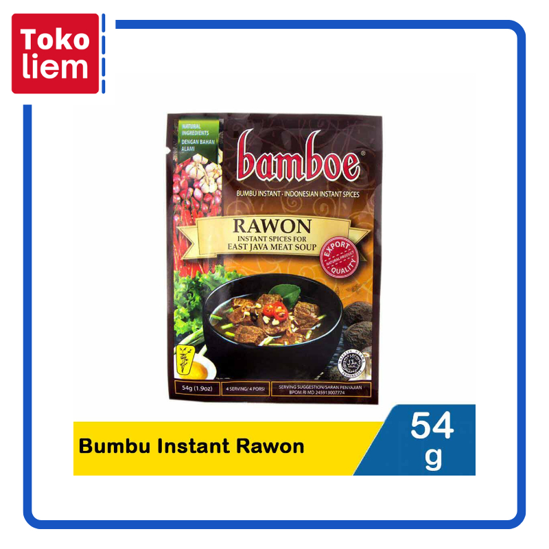 

Bamboe Bumbu Instant Rawon 54G