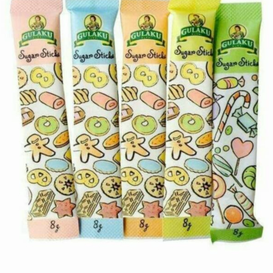 

➾❈❁ Gulaku stick 125 x 8gr gula sachet Terupdate