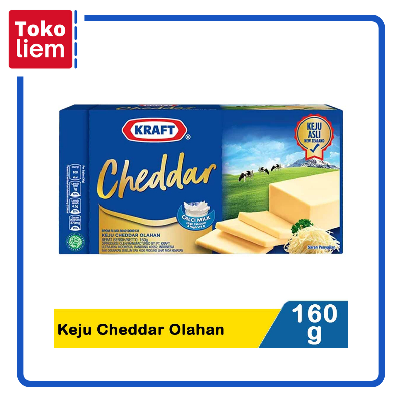 

Kraft Keju Cheddar Olahan 160G