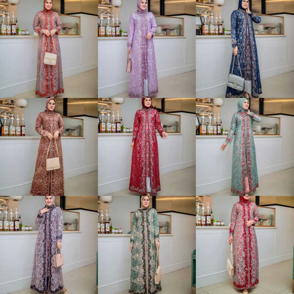ZIVANA MODE//GAMIS NEW SHANGRILA PESTA KONDANGAN TILLE TERBARU TERLARIS ORIGINAL BY PELANGI JAYA