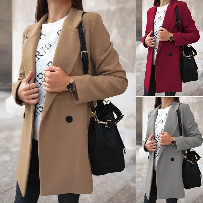 LONG BLAZER COAT IMPORT PREMIUM  COAT POCKET KATUN IMPORT
