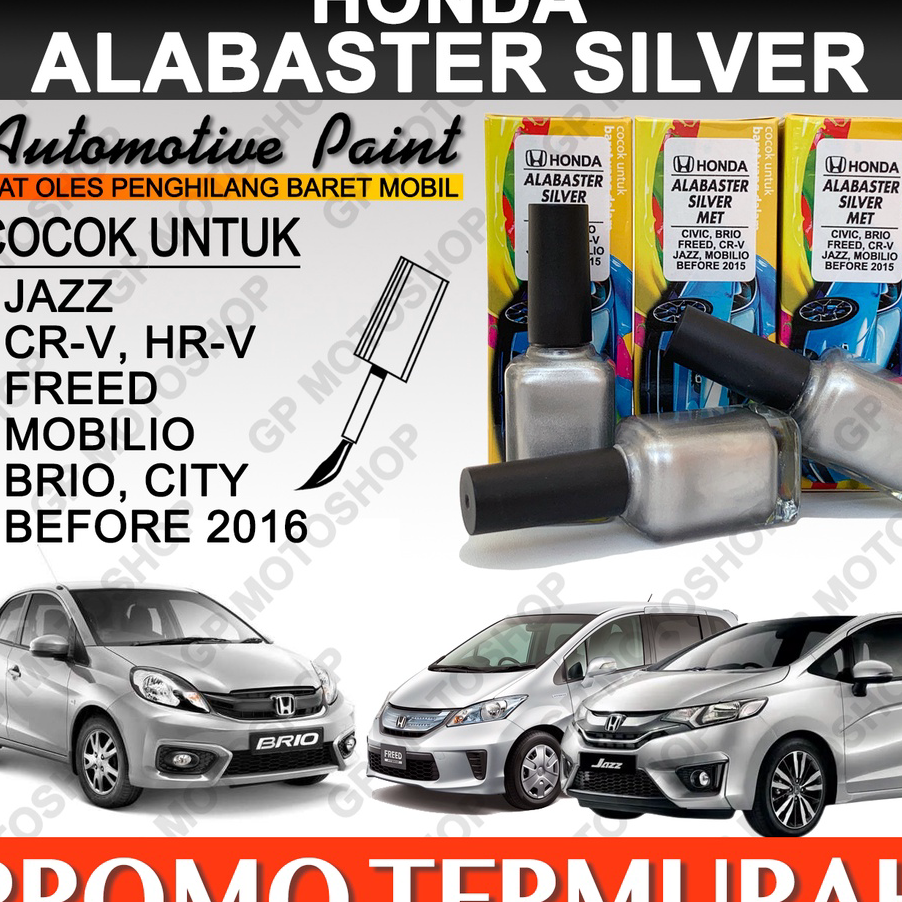 Terkini Honda Alabaster Silver Metallic Cat Oles Penghilang Baret Mobil Silver Metalik Abu Abu Muda Jazz Brio Mobilio Crv.