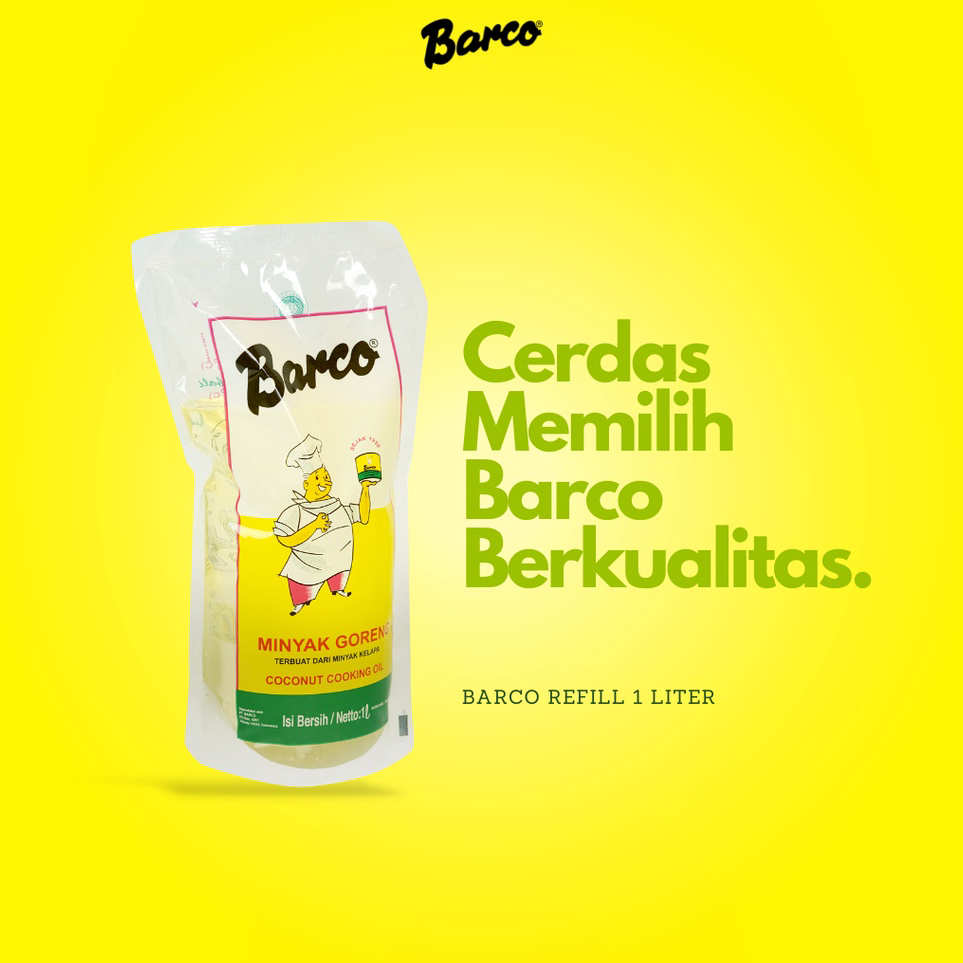 

Diskon Barco Minyak Goreng Kelapa Pouch 1 Ltr Terkini