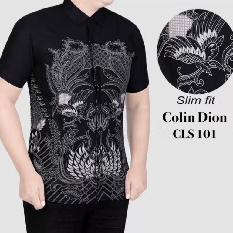 Best Seller.. BATIK LENGAN PENDEK PRIA SLIMFIT (asli colin dion)