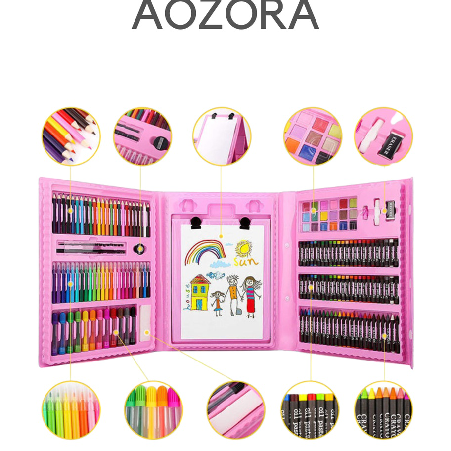 

Best Seller [ Aozora ] Art Set Pensil Warna Crayon Stok Banyak