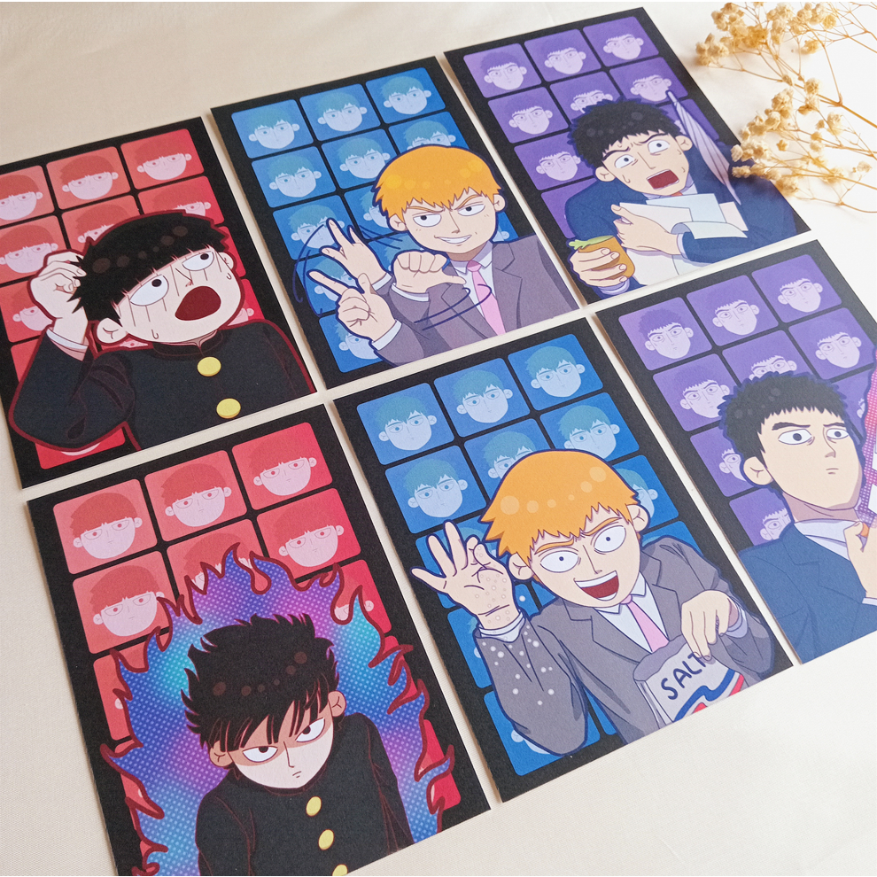 

[TYDIR] Postcard Artprint - Slim Binder Mob Psycho 100 Mob Reigen Serizawa