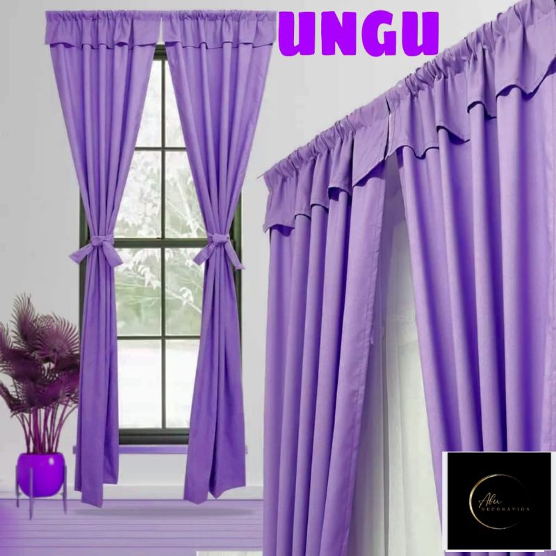 Gorden Jendela Serut/Gorden Pintu Minimalis Serut