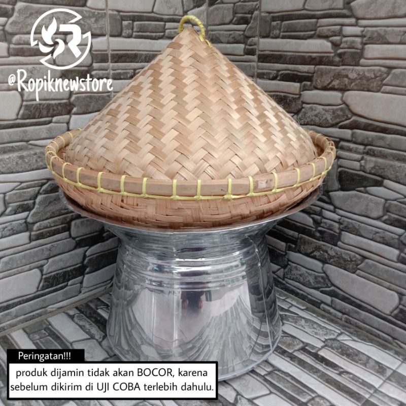 Dangdang stainless/Dangdang kukus/Seeng [ Kapasitas -/+ 2 Liter beras ]