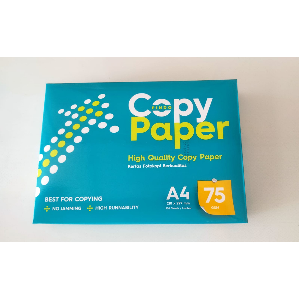 

Kertas A4 75 Gsm Copy Paper 1 Rim Kertas Print Hvs Putih