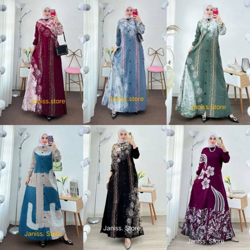 GAMIS TWILL PEKALONGAN GAMIS HOMEDRESS KEKINIAN VIRAL